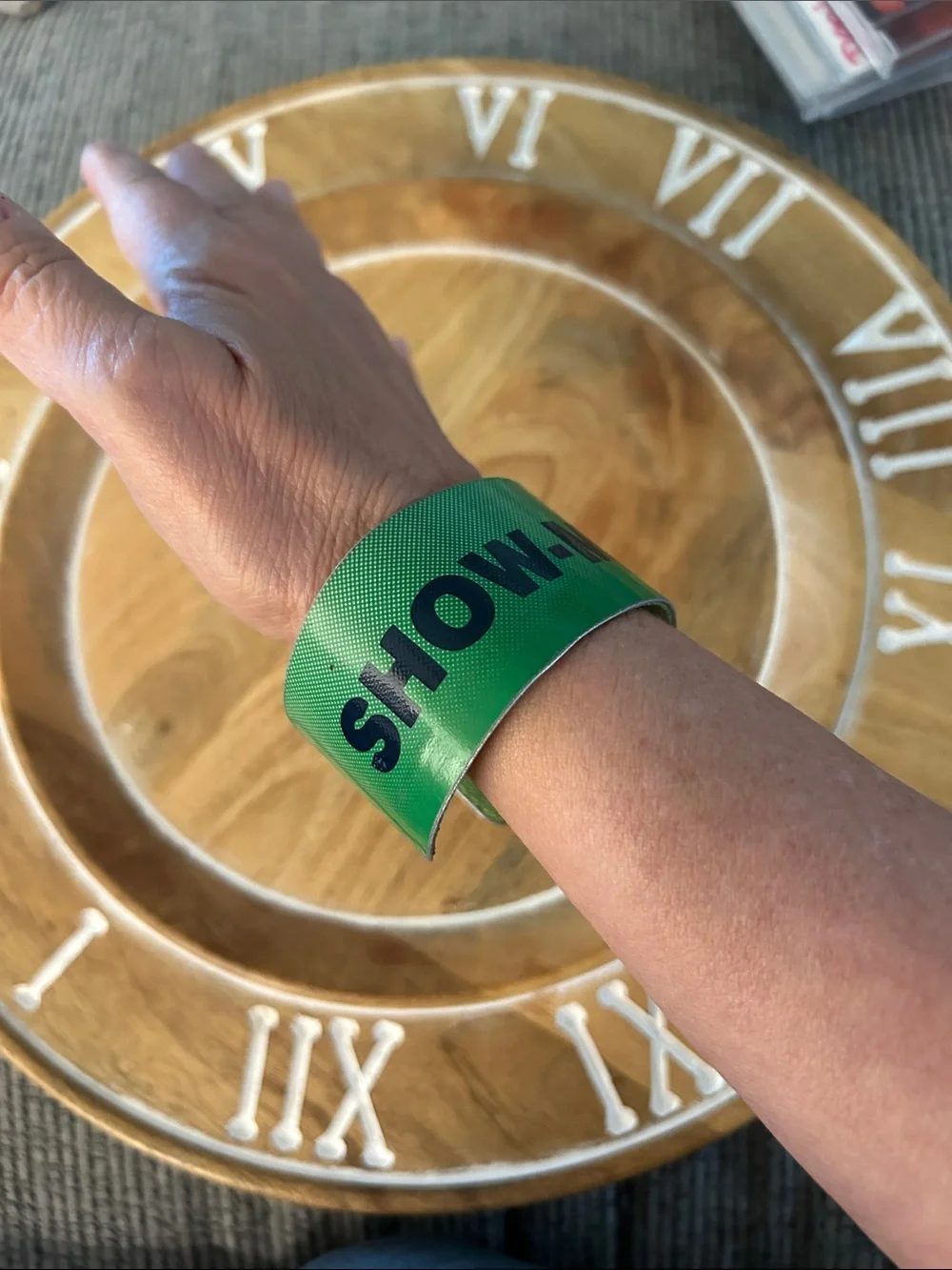 License plate Wristband Cuff Show Me State NEW handmade soft t-shirt interior OS